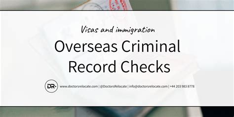 overseas criminal record check